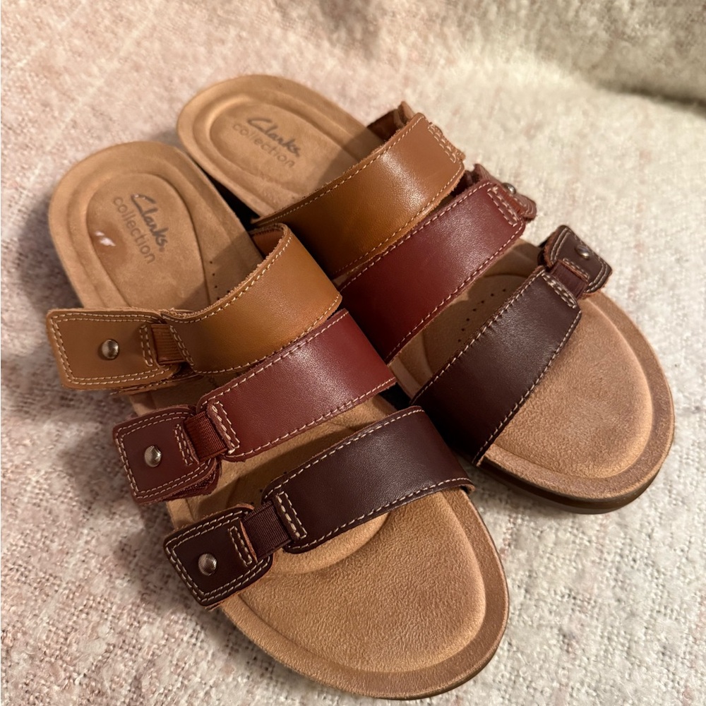 Woman’s Clark shoes size 11 brown Sandal